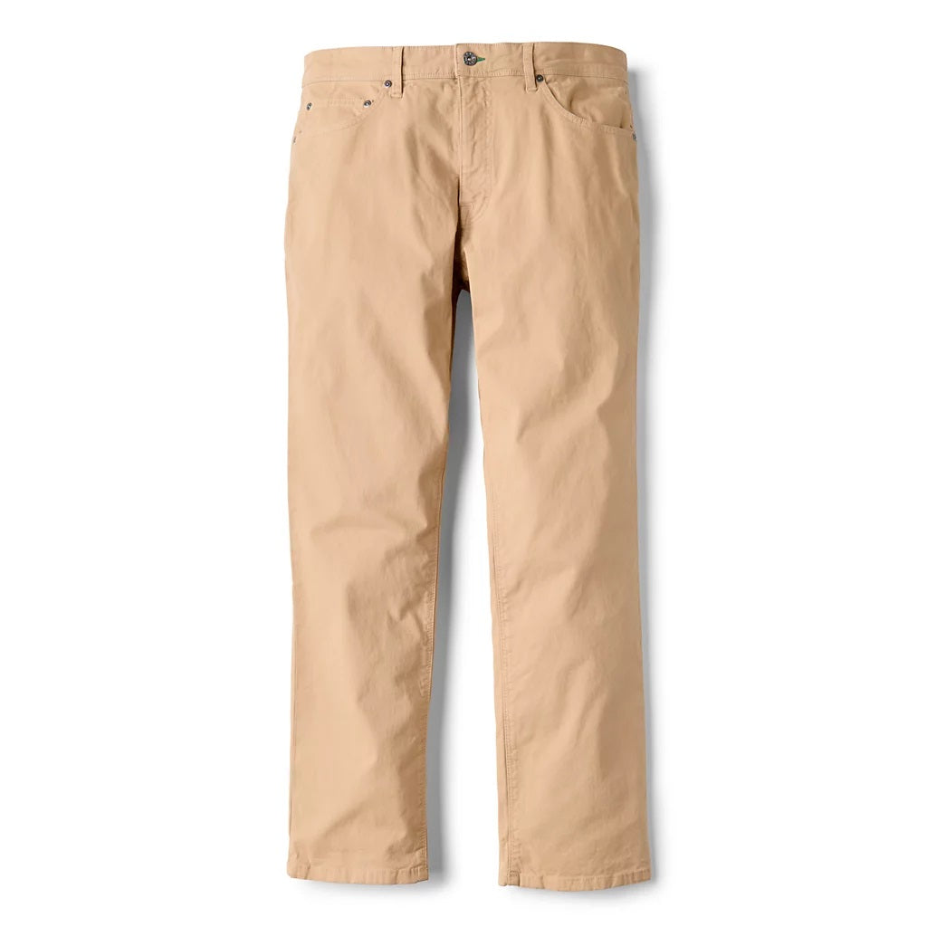 1856 Stretch Twill 5-Pocket Pants- Desert Khaki